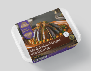 Tajine de Bœuf aux Aubergines et Pois Chiches Épicés